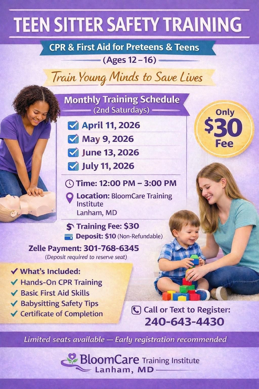 Teen Babysitting Training